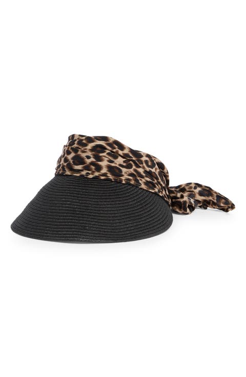 Tie Back Chiffon Visor