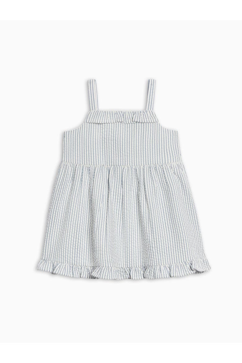 Organic Juliette Seersucker Tank Dress, Main, color, Shore Stripe/Sea