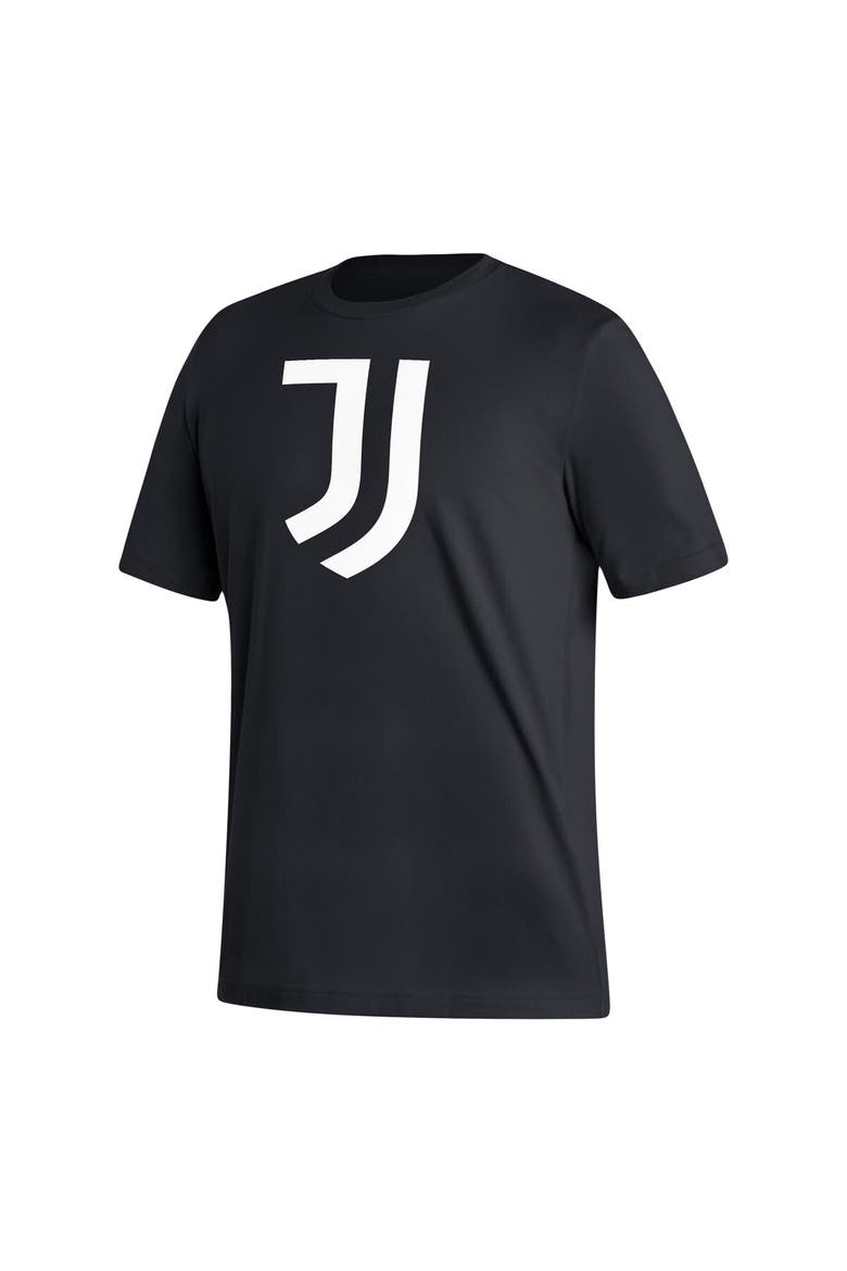 Men's adidas Black Juventus Three-Stripe T-Shirt, Alternate, color, Black