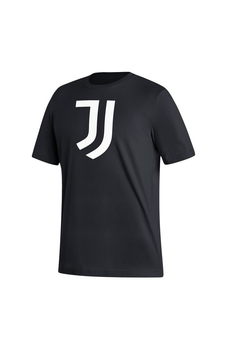 adidas Men's adidas Black Juventus Three-Stripe T-Shirt, Alternate, color,