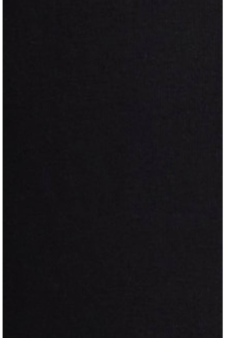 Balloon Long Sleeve Cotton Blend Jersey Shift Dress, Alternate, color, SOLID BLACK