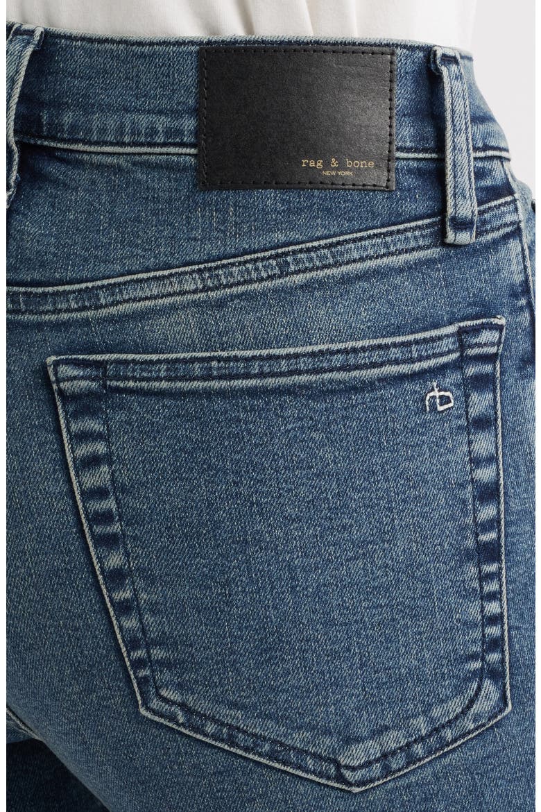 Flexi Peyton Raw Hem Crop Bootcut Jeans, Alternate, color, SADIE