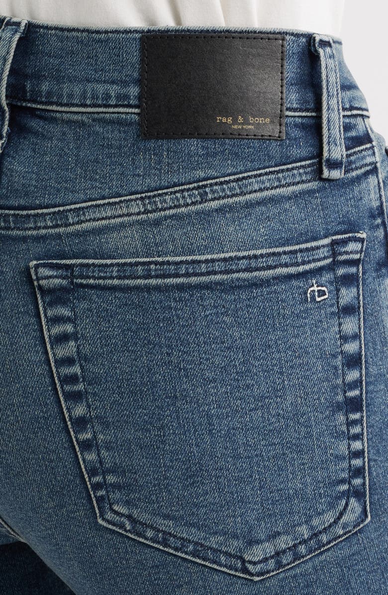 rag & bone Flexi Peyton Raw Hem Crop Bootcut Jeans, Alternate, color, Sadie