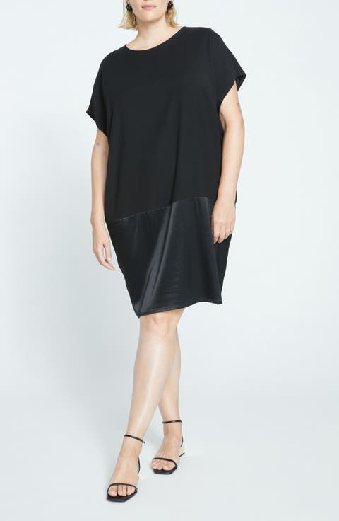 Avenir Double Luxe Crepe Dress (Plus)