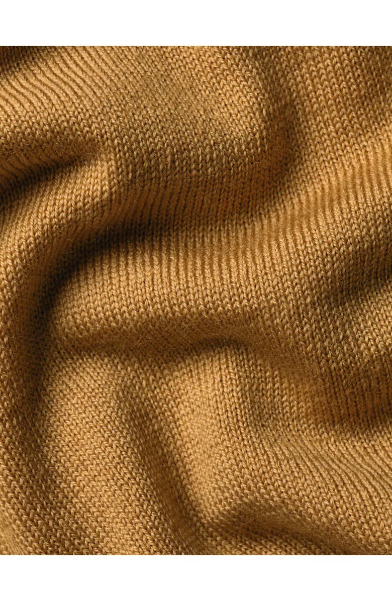 Charles Tyrwhitt Merino Crew Neck Sweater, Alternate, color, Camel
