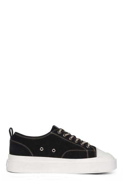 Vienna Suede Contrast Stitch Sneaker