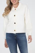 RAIN AND ROSE Button Front Jacket