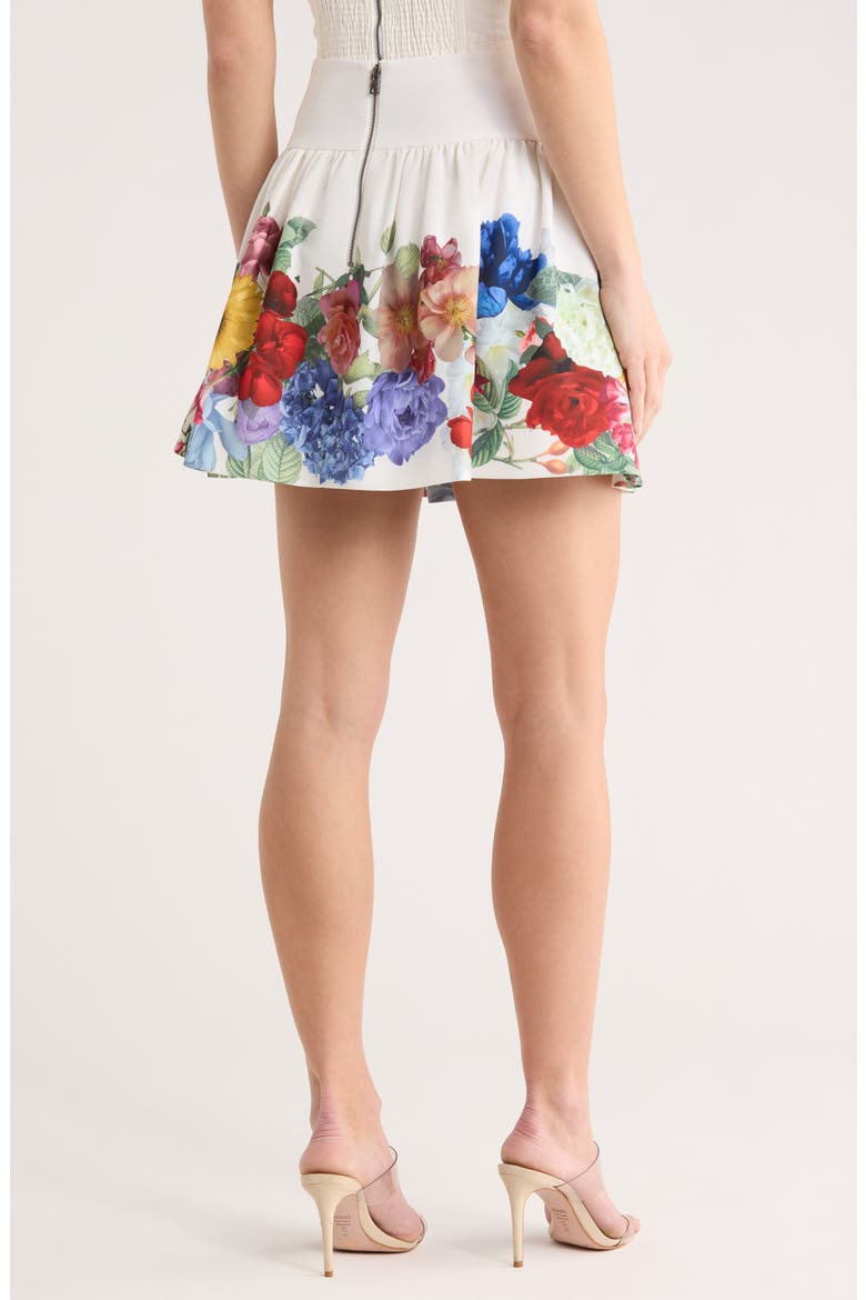 Ella Drop Waist Miniskirt, Alternate, color, GARDEN BRUNCH OFF WHITE
