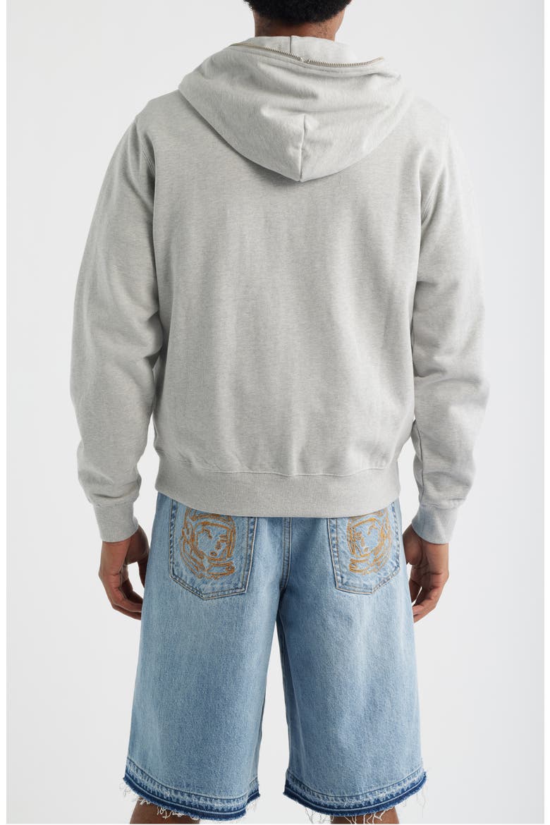 Script Logo Cotton Fleece Hoodie, Alternate, color, HEATHER GREY