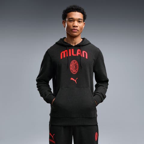 Men's Puma Gray AC Milan ftblCulture Hoodie