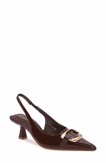 BERNESS Kitten Heel Slingback Pump