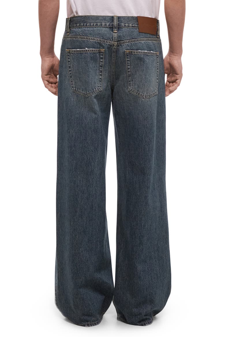 Ripped Wide Leg Jeans, Alternate, color, TINTED VINTAGE BLUE