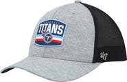 '47 Men's '47 Heathered Gray/Navy Tennessee Titans Motivator Flex Hat