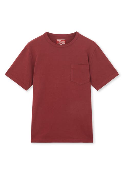 Tubejp Cotton Chest Pocket T-Shirt