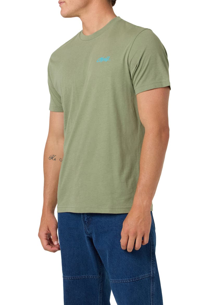 Tropics Classic Cotton Graphic T-Shirt, Alternate, color, SAGE