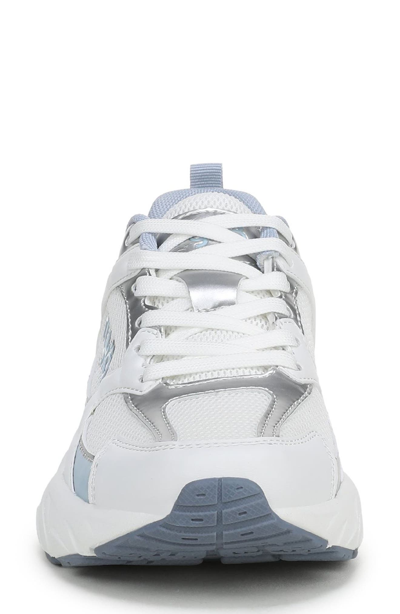 Rykä Generation Sneaker, Alternate, color, White/ Blue Leather/ Mesh