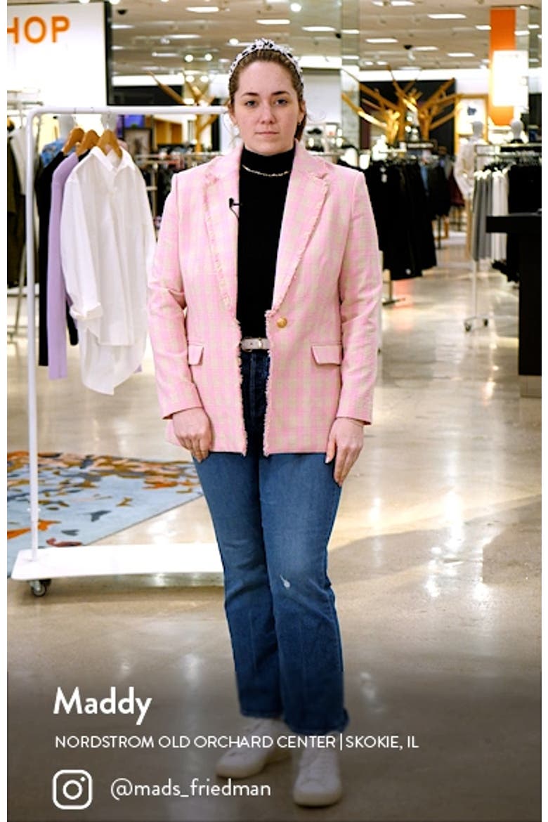 Bree Kae Check Tweed Blazer video