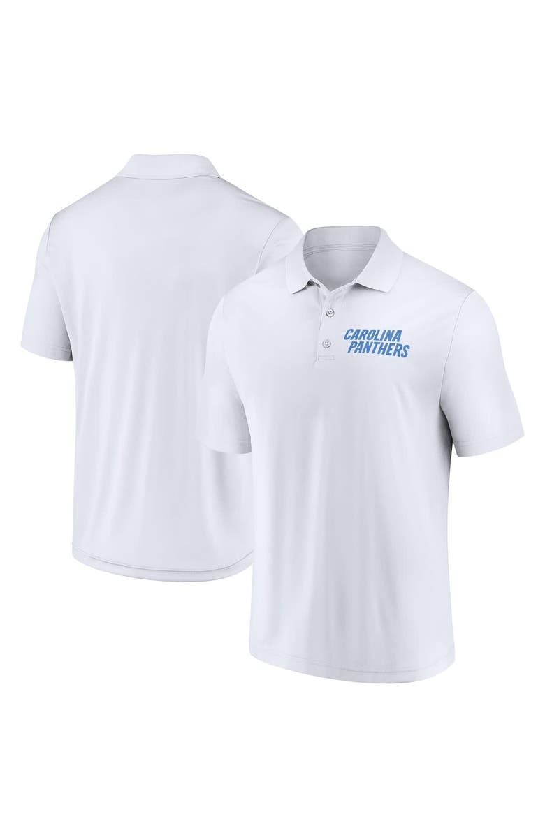 FANATICS Men's Fanatics  White Carolina Panthers Lockup Polo, Alternate, color, 