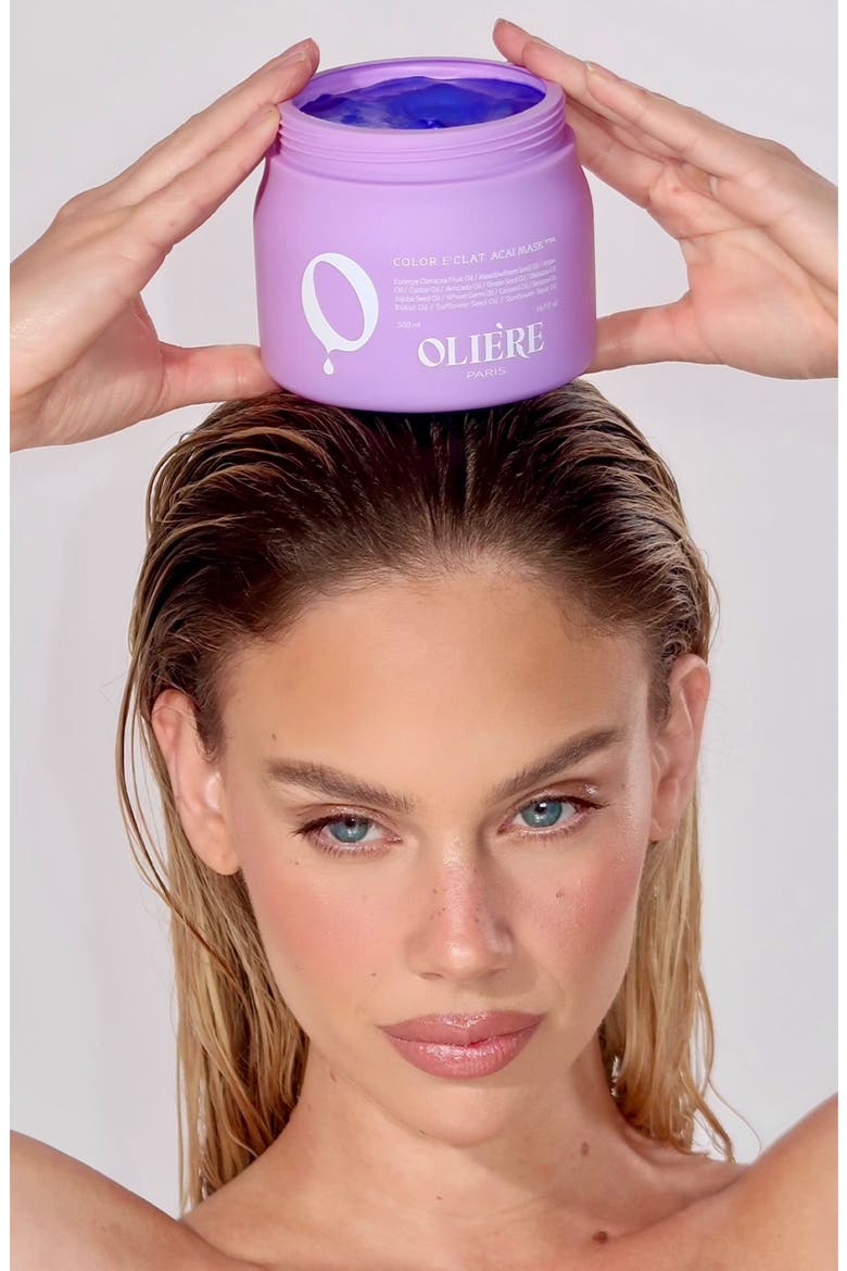 Color Éclat Açaí Color-Correcting Hair Mask, Alternate, color, Purple