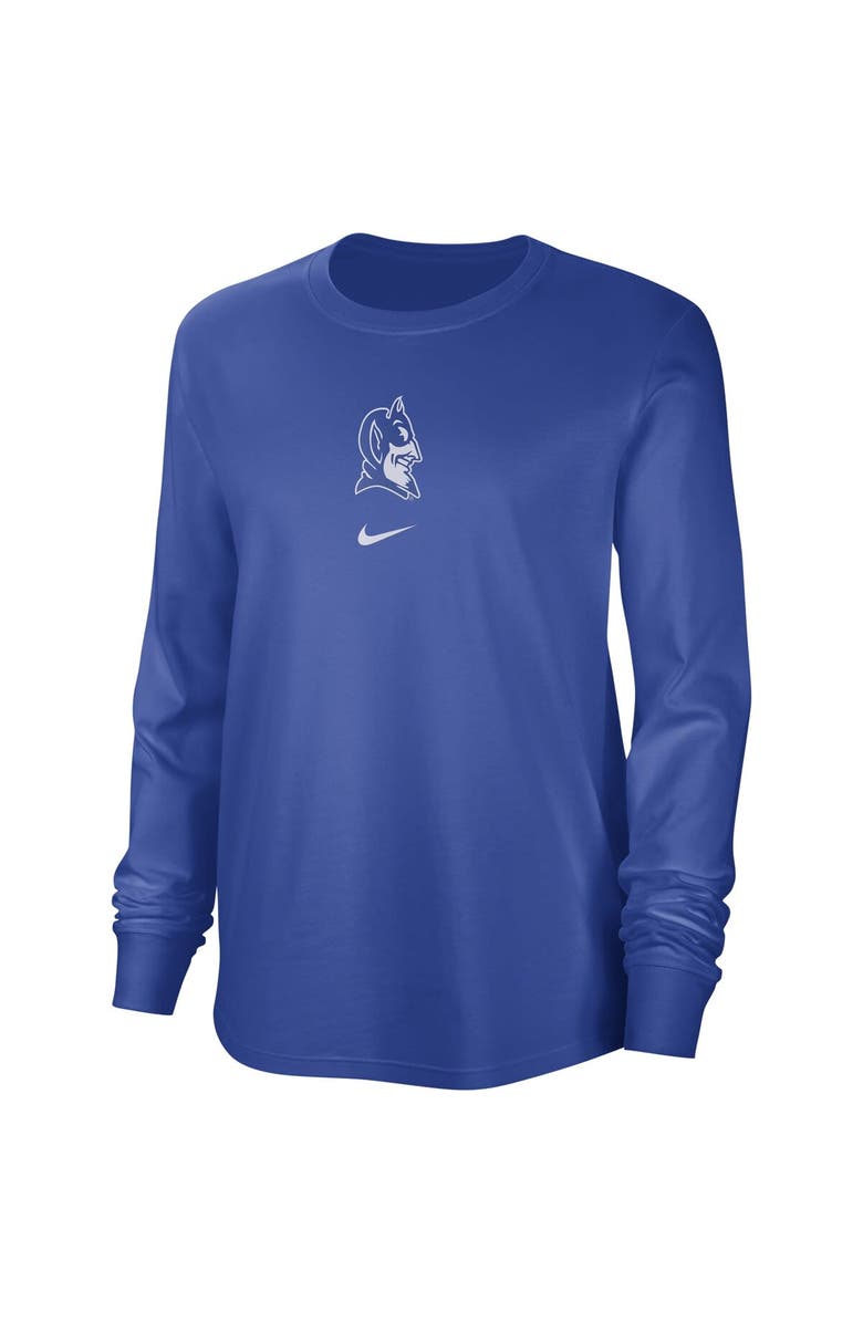 Nike Women's Nike Royal Duke Blue Devils Vintage Long Sleeve T-Shirt, Alternate, color,