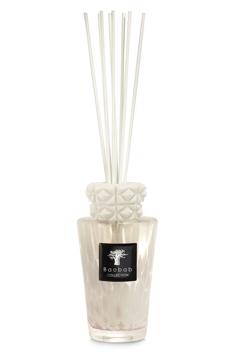 White Pearls Fragrance Diffuser, Main, color, TRANSPARENT/ PINK