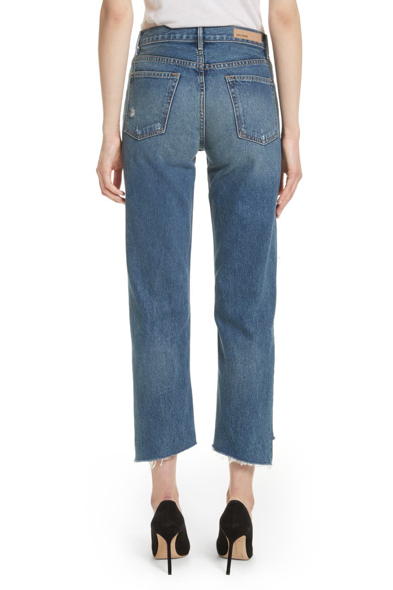 Helena Rigid High Waist Straight Jeans, Alternate, color, CLOSE TO YOU