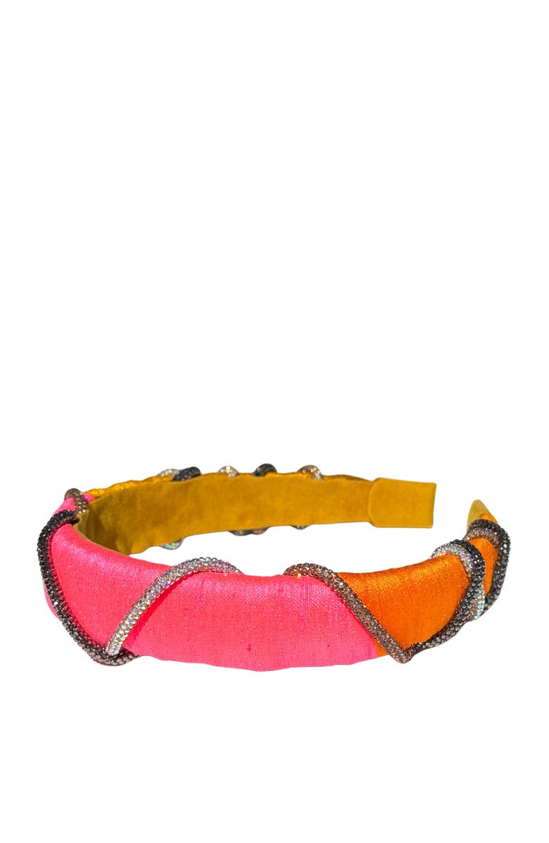 Simitri Papaya Pop Headband, Alternate, color, Papaya Pop