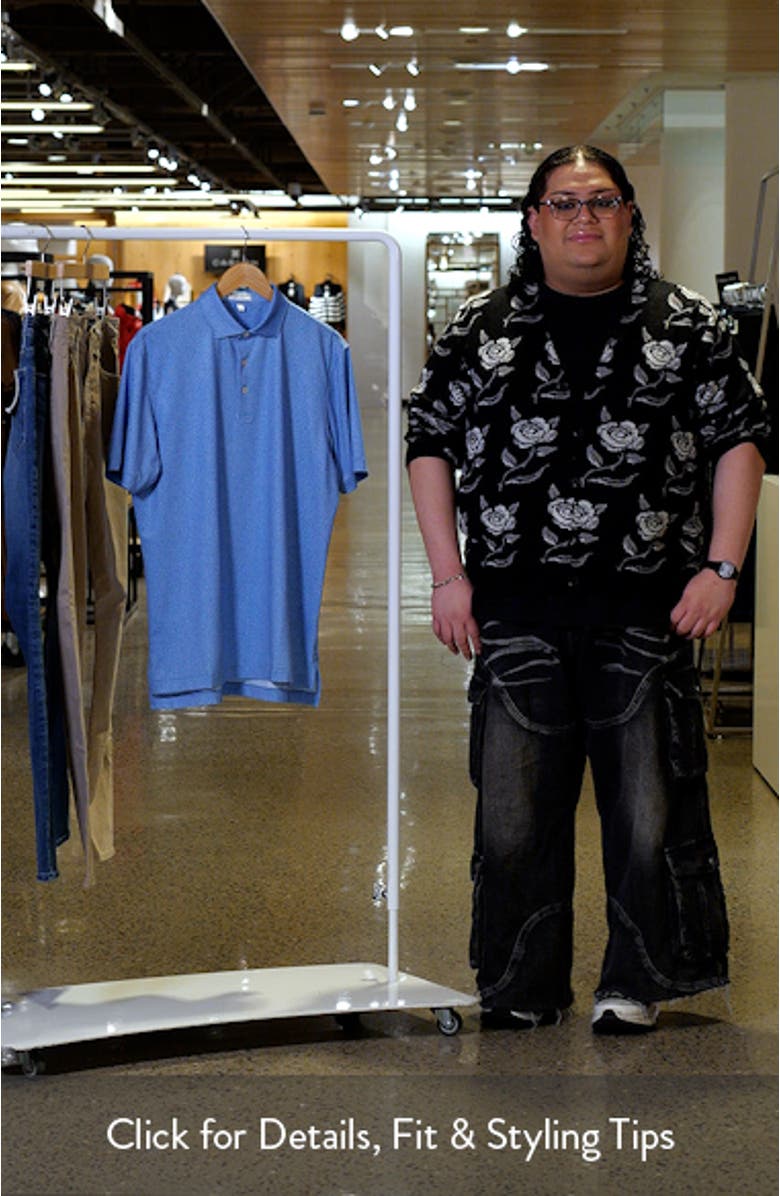 Bristol Floral Performance Jersey Polo, sales video thumbnail