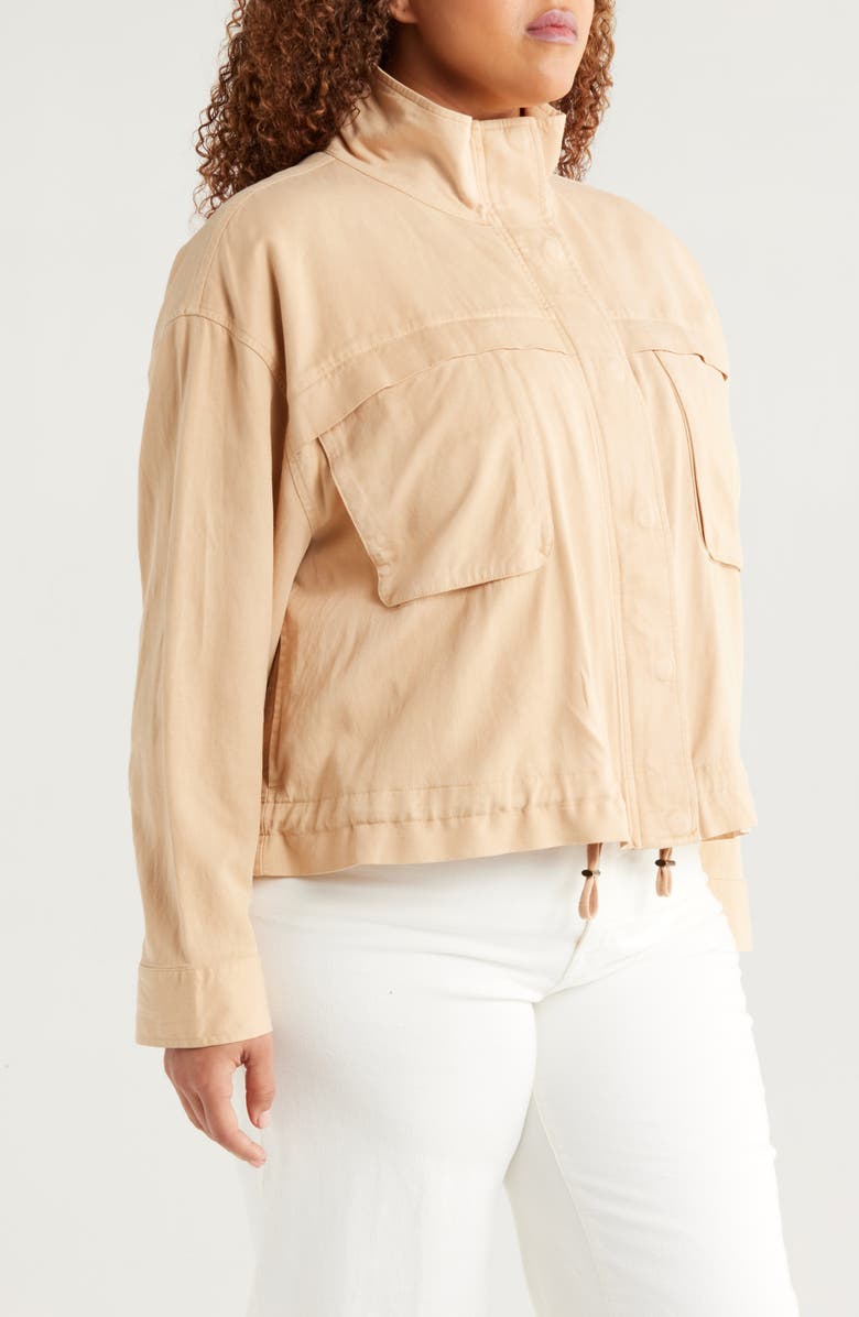 Caslon<sup>®</sup> Utility Jacket, Alternate, color, Tan Shore