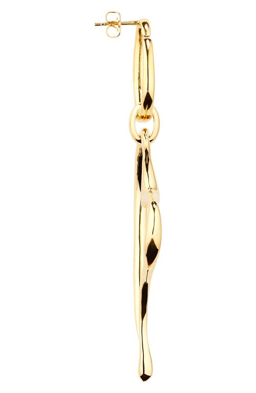 Oscar De La Renta O & Heart Drop Earrings In Gold