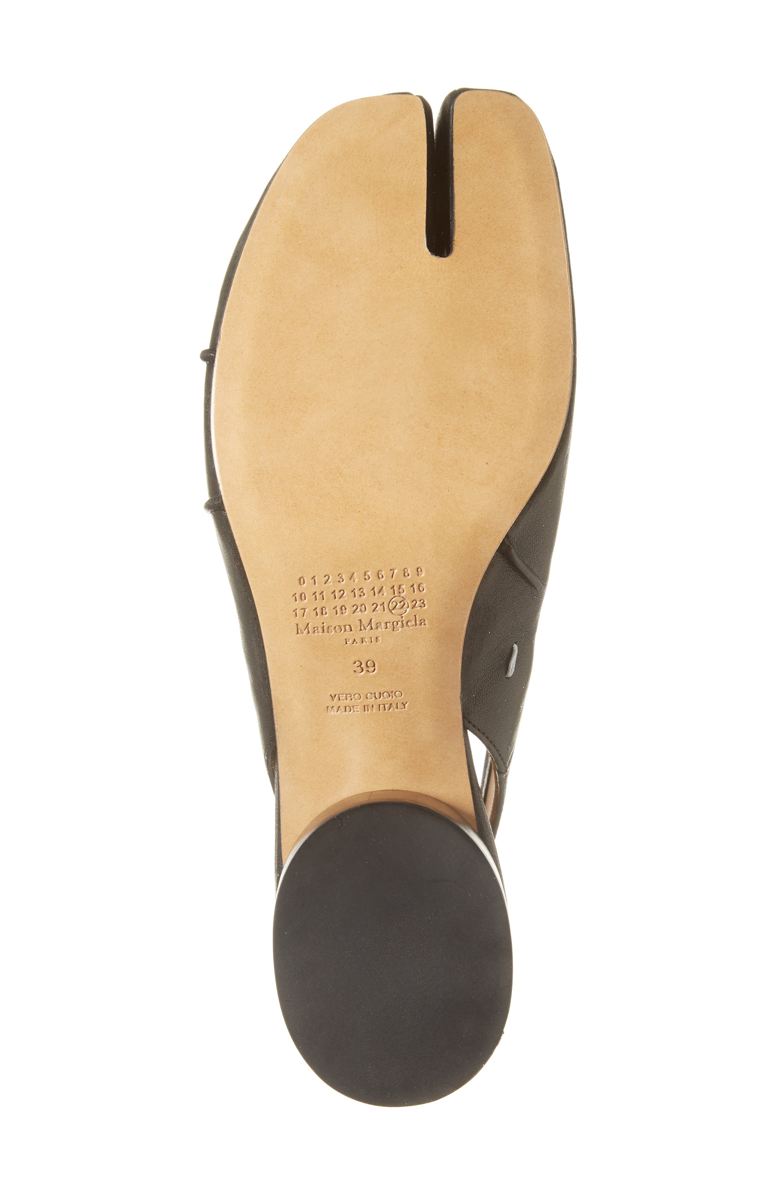 Maison Margiela Tabi Slingback Pump, Alternate, color, Black