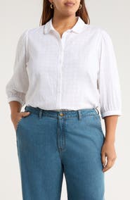 Seasalt Cornwall Hope Cottage Organic Cotton Button-Up Shirt