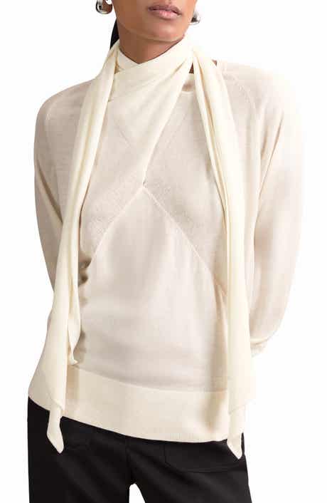 Reiss Alexis Scarf Wool Sweater