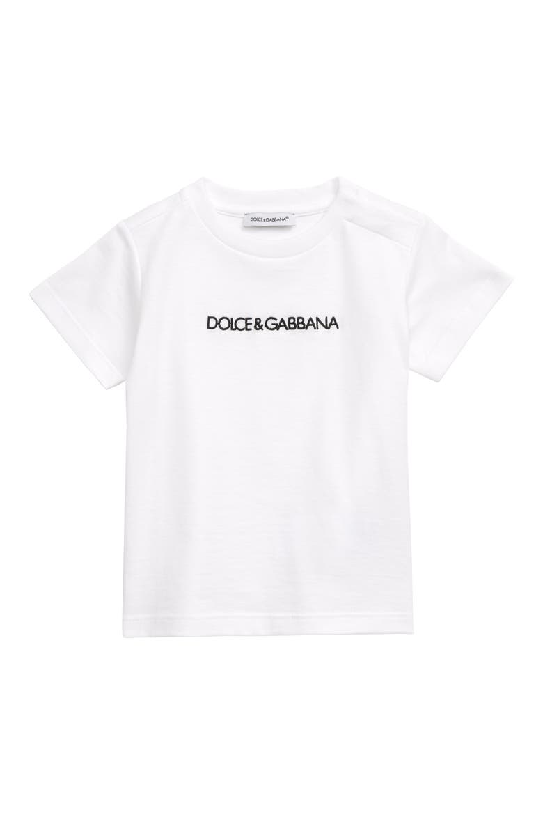 Embroidered T-Shirt, Main, color, W0800 BIANCO OTTICO