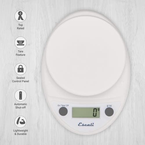 Escali Primo Digital Scale In White