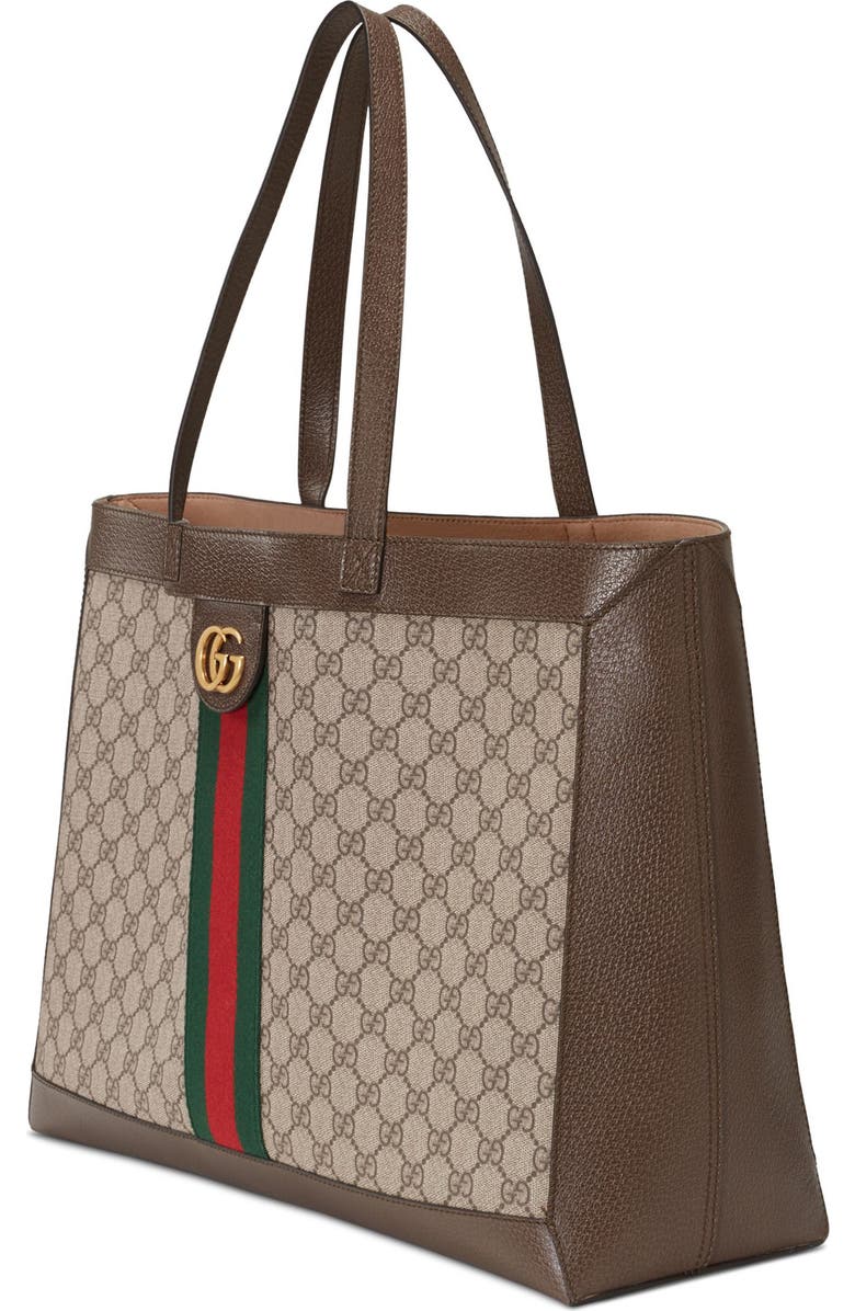 Gucci Ophidia GG Supreme Canvas Tote, Alternate, color,