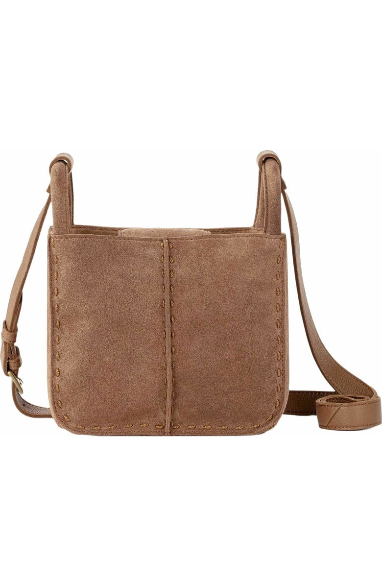 The Sak Los Feliz Small Crossbody Bag, Main, color, Tobacco Suede