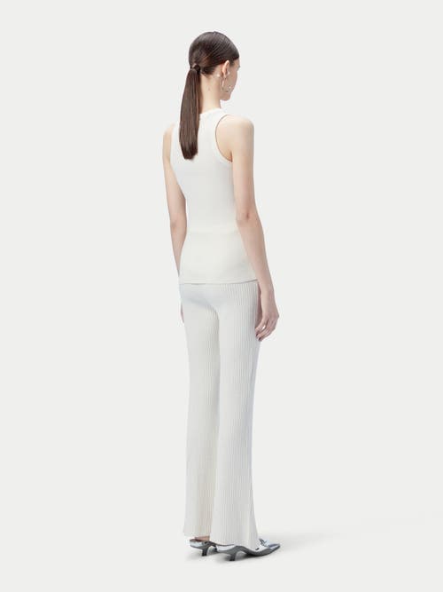 Gobi Mongolian Cashmere Cotton Silk Cashmere Tank Top In Whisper White