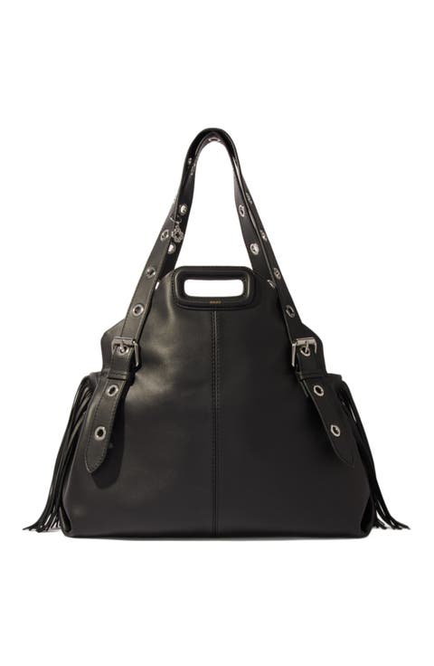Plain leather Miss M XL bag