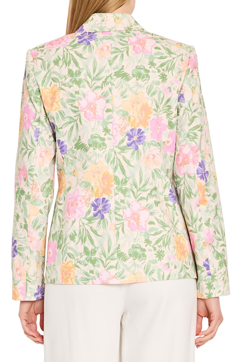 Floral Blazer, Alternate, color, NUDE MOSS