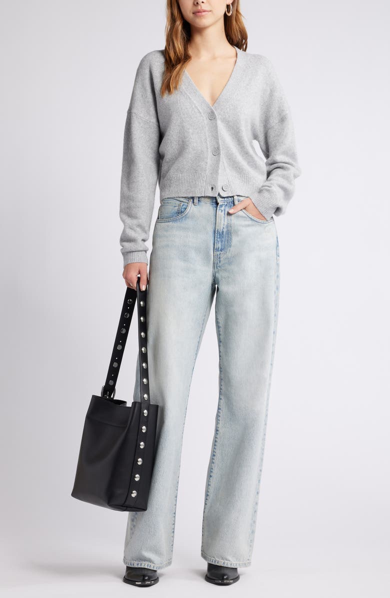 Open Edit Crop Cardigan, Alternate, color,