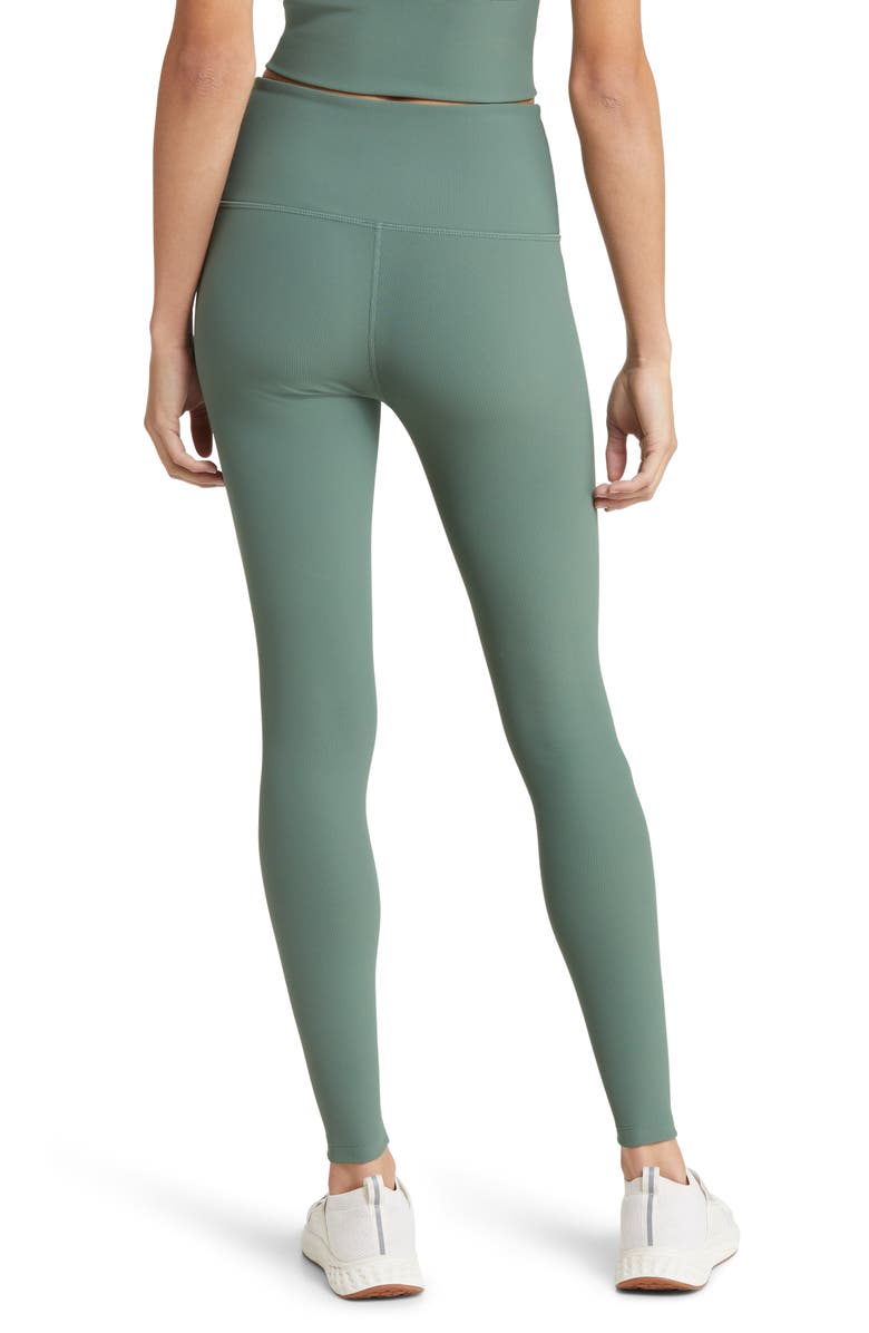 Zella Luxe Rib High Waist Leggings, Alternate, color,