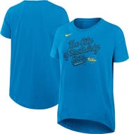 Nike Women's Nike Blue Philadelphia Phillies 2025 City Connect Flowy Fashion Tri-Blend Performance T-Shirt