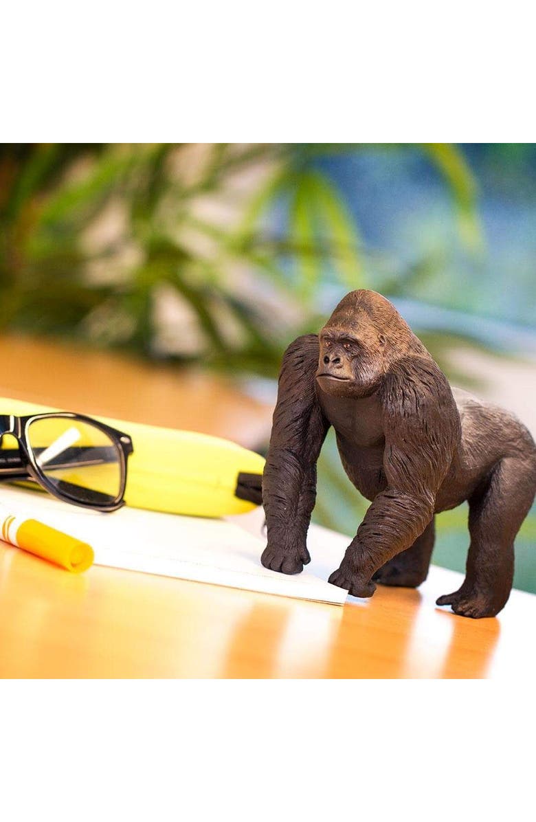 Safari Ltd. Silverback Gorilla Toy, Alternate, color, NO COLOR