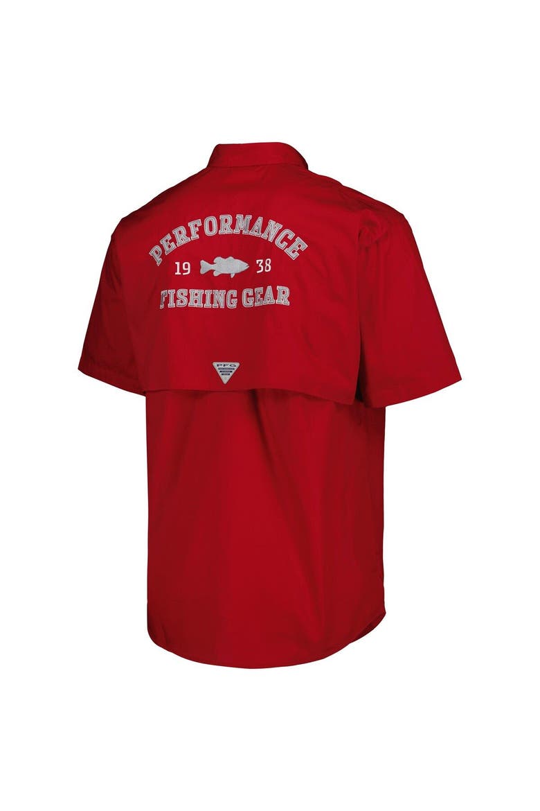 Men's Columbia Crimson Alabama Crimson Tide Bonehead Button-Up Shirt, Alternate, color, Crimson
