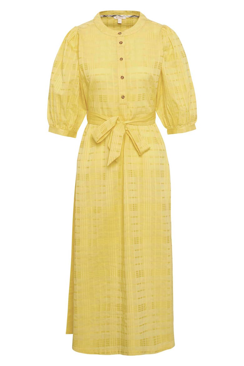 Heidi Cotton Midi Dress, Alternate, color, SUNRAY YELLOW