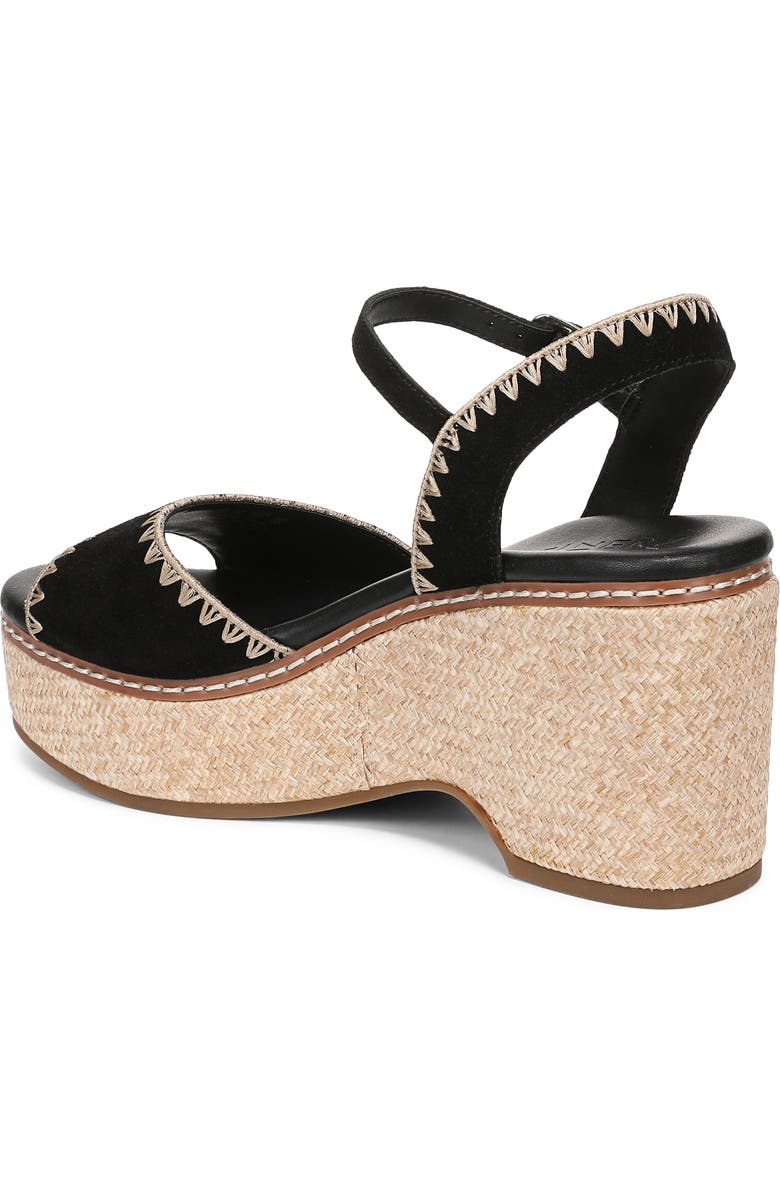 Naturalizer Della Platform Ankle Strap Sandal, Alternate, color, Black