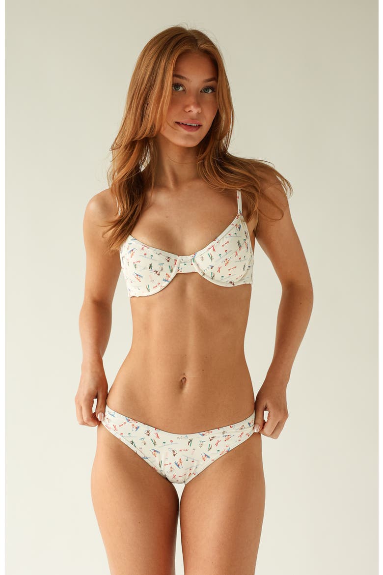 West Coast Underwire Bikini Top, Alternate, color, Hit The Slopes