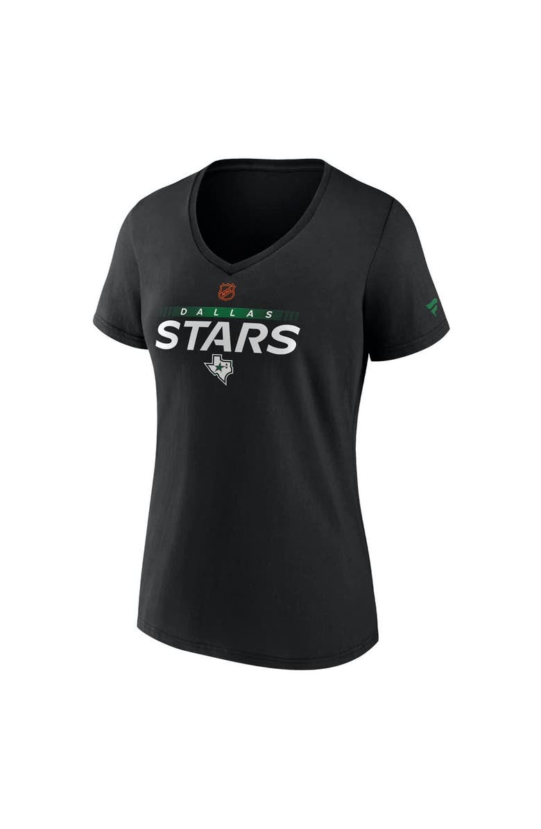 FANATICS Women's Fanatics  Black Dallas Stars Special Edition V-Neck T-Shirt, Alternate, color, 