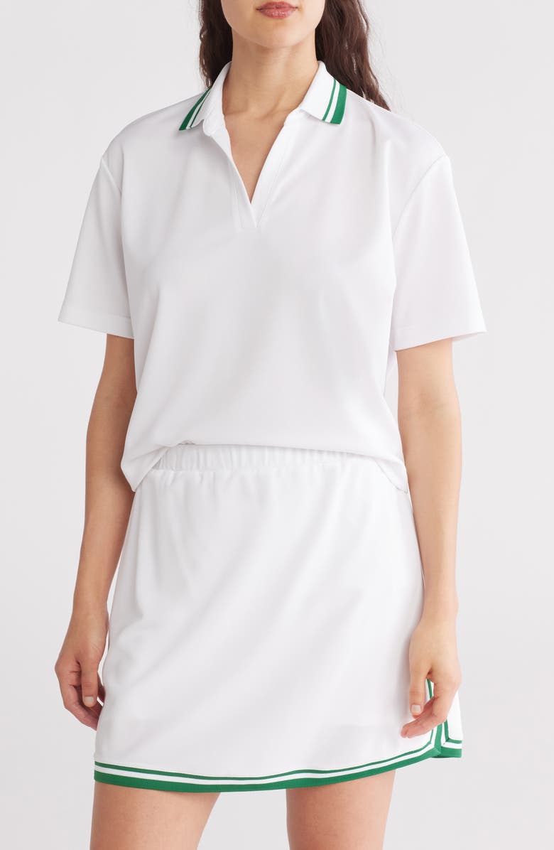 Nanette Lepore Play Sport Tech Johnny Collar Polo, Main, color,